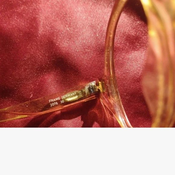 Rare 1970s 80s vintage Christian Dior monsieur 2076 large fashion glasses frames - Picture 9 of 10